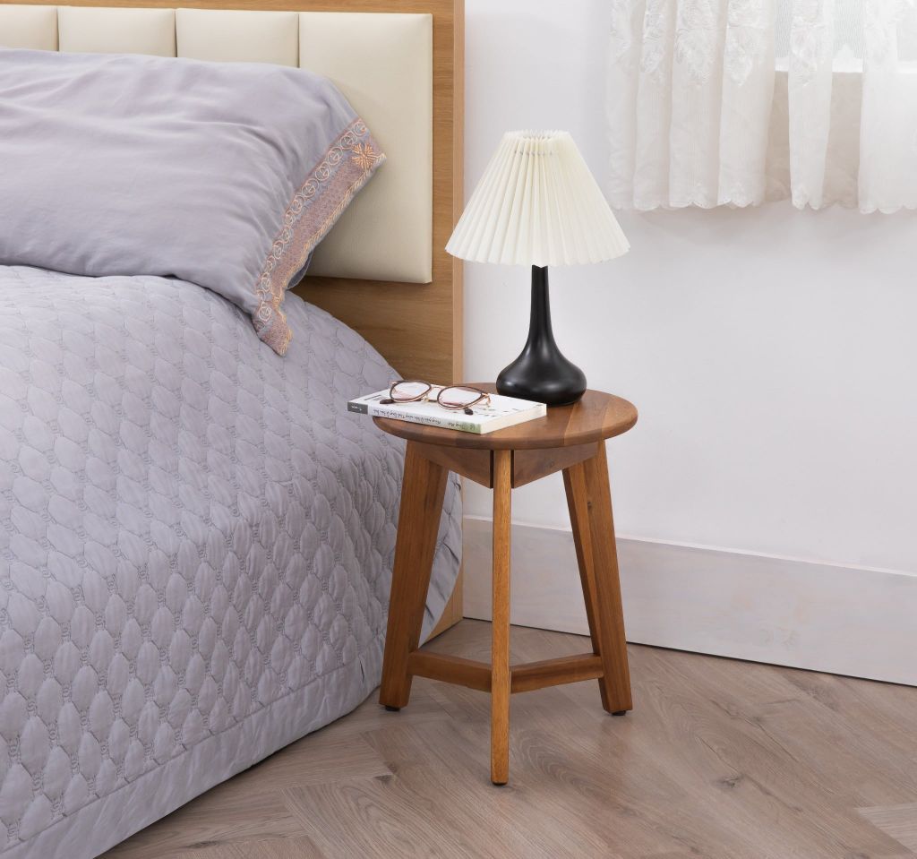 Bàn Trà Tròn Gỗ Flora – Flora Side Table