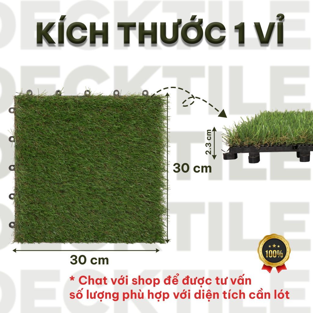 Vỉ Cỏ Lót Sàn - Artificial Grass Floor Decking