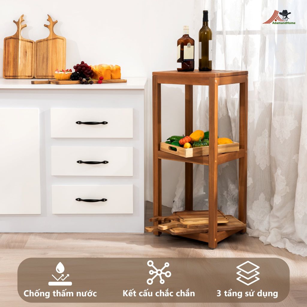 Kệ Góc 3 Tầng - 3-Tier Corner Rack