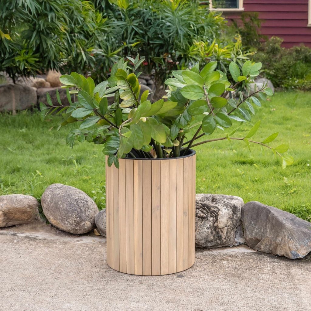 Chậu Trồng Cây Tròn - Cylinder Planter Box