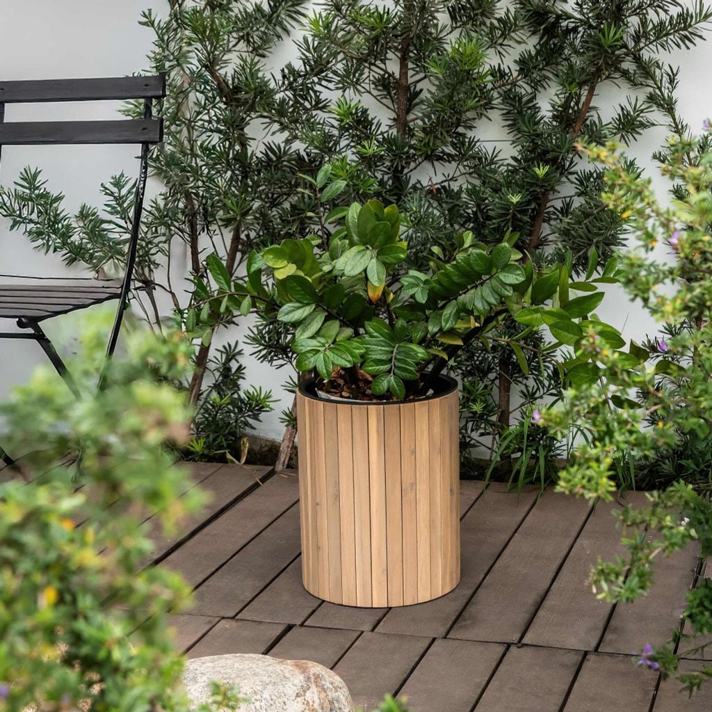 Chậu Trồng Cây Tròn - Cylinder Planter Box
