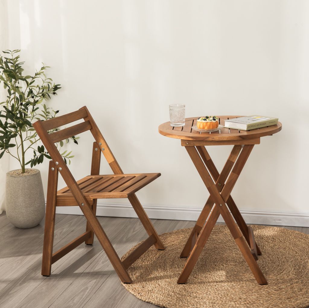 Bàn Tròn Gấp Gọn - Patio Table