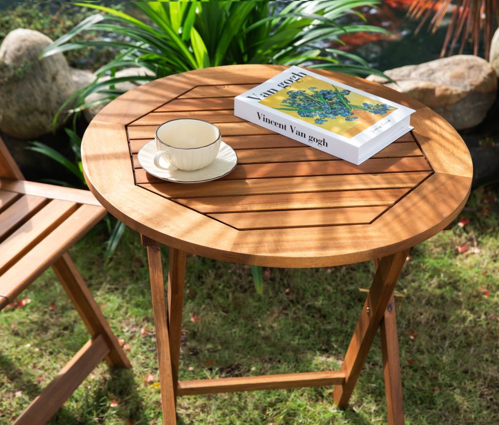 Bàn Tròn Gấp Gọn - Patio Table