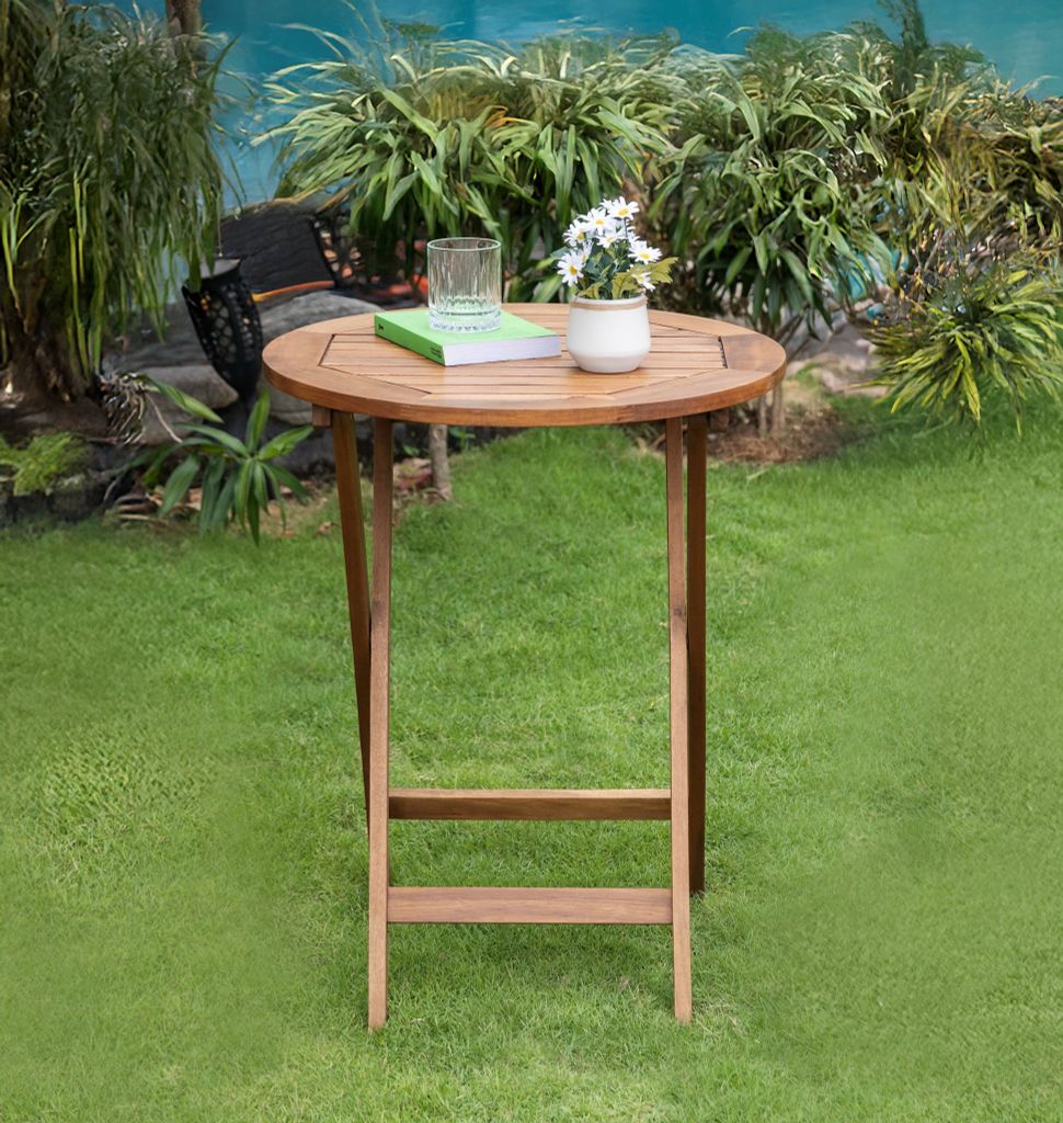 Bàn Tròn Gấp Gọn - Patio Table