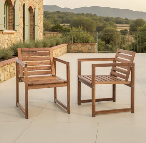  Ghế Thư Giãn  – Small Wooden Lounge Chair 