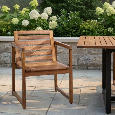  Ghế Thư Giãn  – Small Wooden Arm Chair 