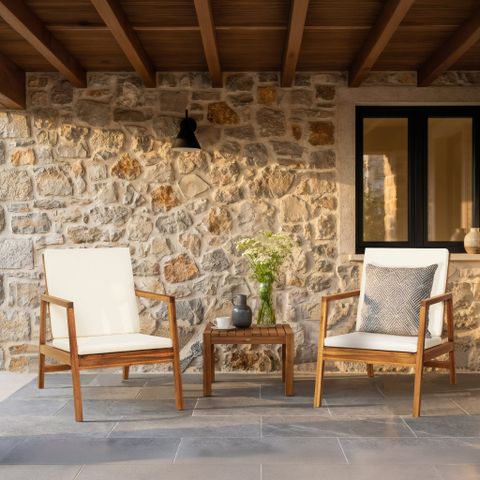  Ghế Sofa Đơn Ngoài Trời Kèm Nệm Kháng Nước (Set 2 cái) - One Seater sofa 