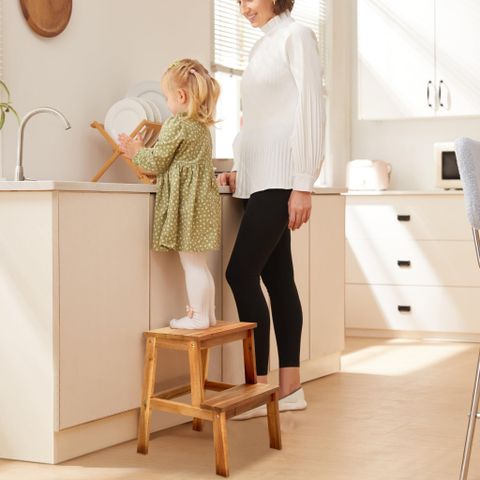  Ghế Bậc Thang Gỗ - Step Stool 