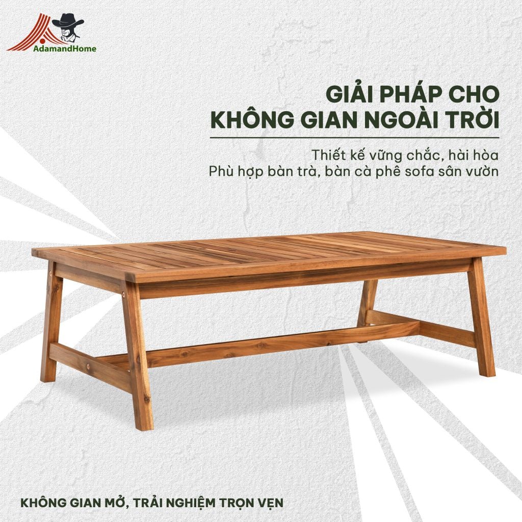 Bộ Bàn Ghế Trà Sofa Gỗ