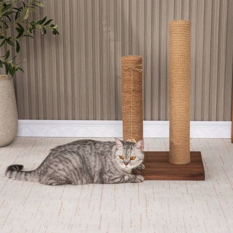  Trụ Cào Móng Mèo Đôi – Cat Scratching Double Post 