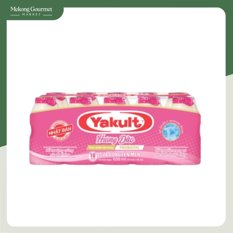 Sữa Chua Uống Lên Men Hương Đào Yakult