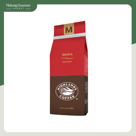 Cà Phê Rang Xay Moka Highlands Coffee 200gr