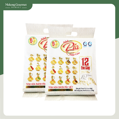 Bánh Pía Thập Cẩm 12 Vị Hải Sơn 480g (12 cái)