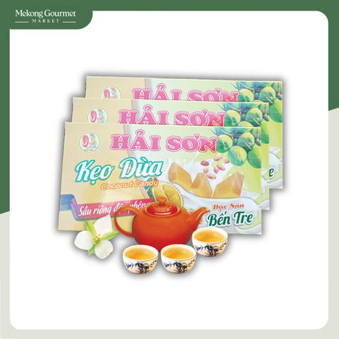 Kẹo Dừa Sầu Riêng Đậu Phộng Hải Sơn 350g