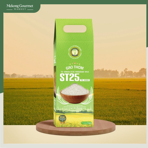 Gạo ST25 Hữu Cơ Ông Du 1Kg