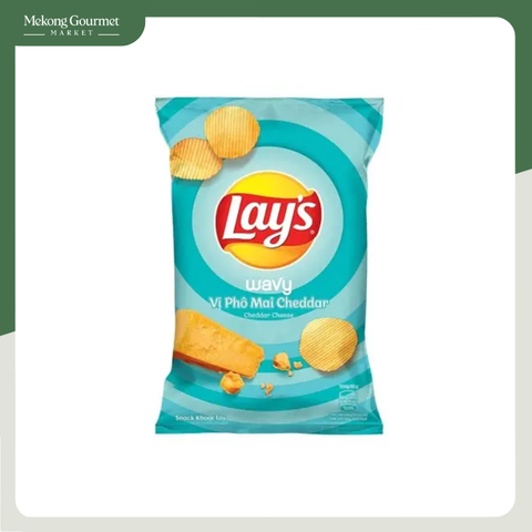 Khoai Tây Vị Phô Mai Cheddar Lay’s Wavy 95g