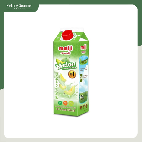 Sữa Tươi Thanh Trùng Hương Dưa Lưới Meiji 946ml
