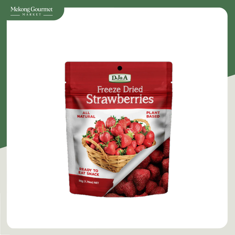 Dâu Tây Sấy Giòn DJ&A 25g