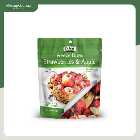 Táo Mix Dâu Sấy Giòn DJ&A 25g