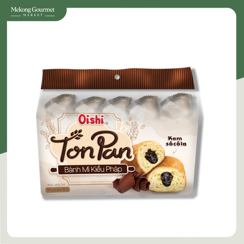 Bánh Mì Kiểu Pháp Nhân Kem Socola TonPan 190g