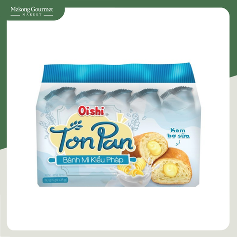 Bánh Mì Kiểu Pháp Nhân Bơ Sữa TonPan 190g