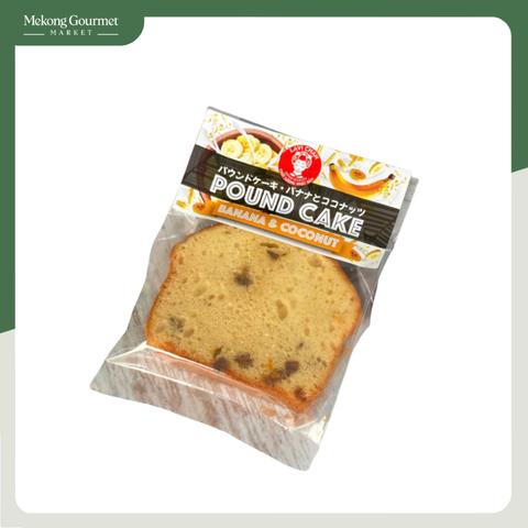 Bánh Pound Cake Chuối Dừa Lavichan 50g