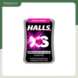 Kẹo Ngậm Halls Không Đường Vị Mixed Berry 12,6g