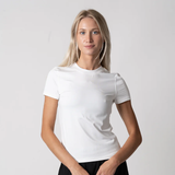  Áo thun nữ - Women's Club Short Sleeve Crew Neck (White/Trắng) 