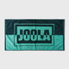  JOOLA Small Wordmark Towel - Club Green/Tropic Tide 