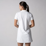  Women's Club Novelty Polo Dress - White (Trắng) 