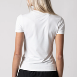  Áo thun nữ - Women's Club Short Sleeve Crew Neck (White/Trắng) 