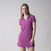 Women's Club Novelty Polo Dress - Purple (Tím)