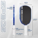  Agassi Pro V Pickleball Paddle - Royal Blue (Andre Agassi) 