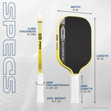  Scorpeus Pro V Pickleball Paddle - JOOLA Yellow (Anna Bright) 