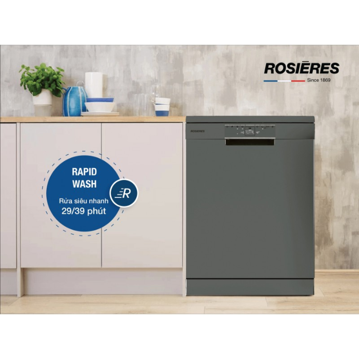 Máy rửa chén 16 bộ Rosieres RDPN4S603PX-04