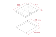 Bếp từ Teka IBF 63210 SSM BK 112520050
