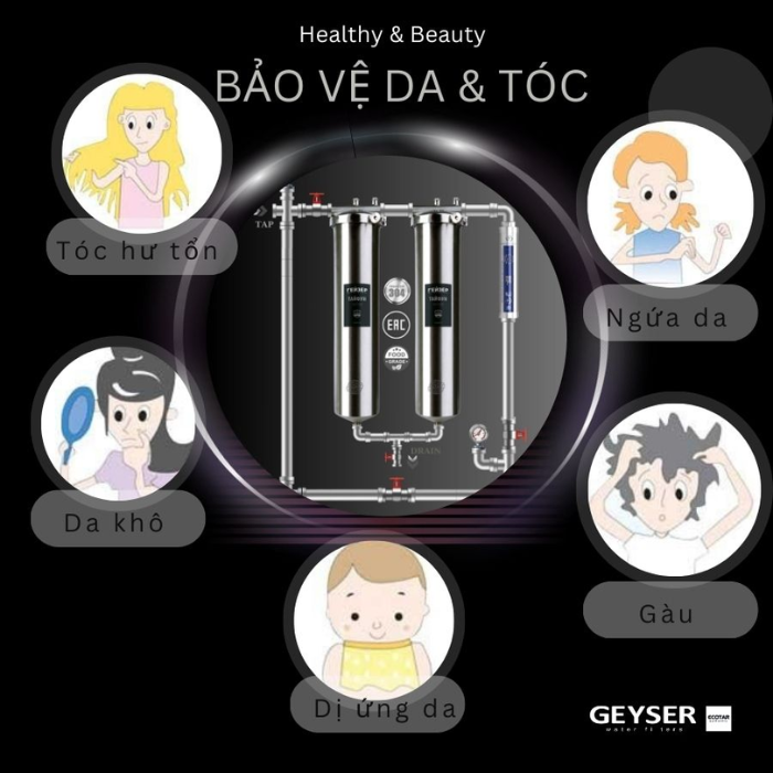 Hệ thống lọc tổng đầu nguồn Geyser Ecotar 2F1A