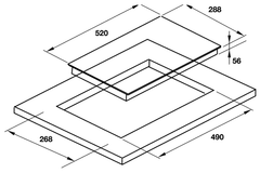 Bếp từ Hafele HC-I3021KB 536.61.931 2 vùng nấu