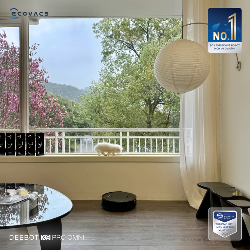 Robot hút bụi Ecovacs Deebot X9 Pro Omni