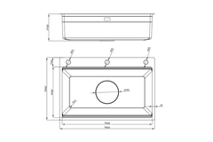 Chậu rửa chén Nobinox LIRA NJ560D 1 hộc