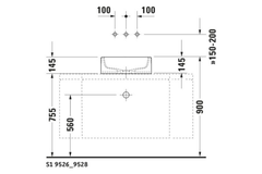 Chậu lavabo Duravit 0445460000 Starck 1