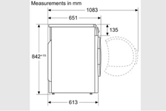 Máy sấy quần áo Bosch WTH83008SG Series 4 8kg