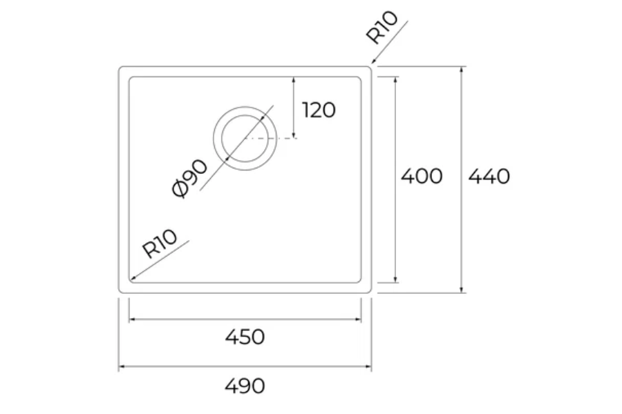 Chậu rửa chén Teka BX R10 45.40 115010039
