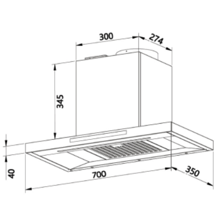 Máy hút mùi Canzy CZ-70FA9