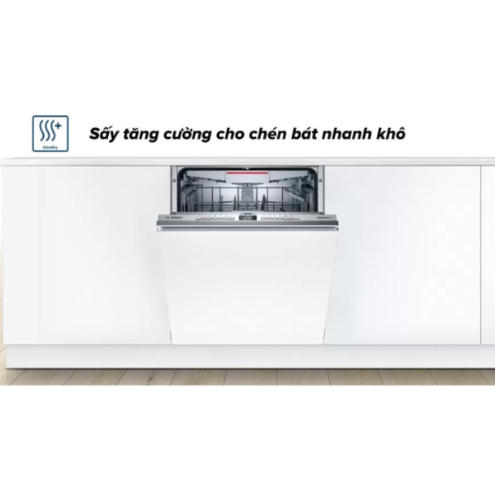 Máy rửa chén Bosch SMV6ZCX42E Series 6, âm tủ công nghệ Zeolith, Home connect