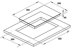 Bếp từ Hafele HC-I3013BB 536.61.810 1 vùng nấu