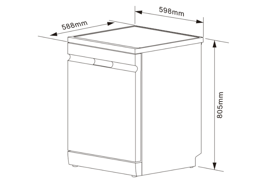 Máy rửa bát Kocher X15BUV