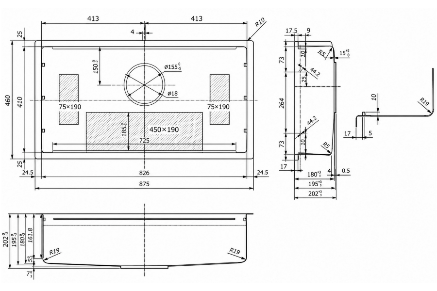 Chậu rửa chén Shigeru LE JSL-K 2F FS
