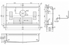 Chậu rửa chén Shigeru LE JSL-K 2F FS