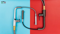 Vòi rửa chén Nobili MANIA NB215T nóng lạnh